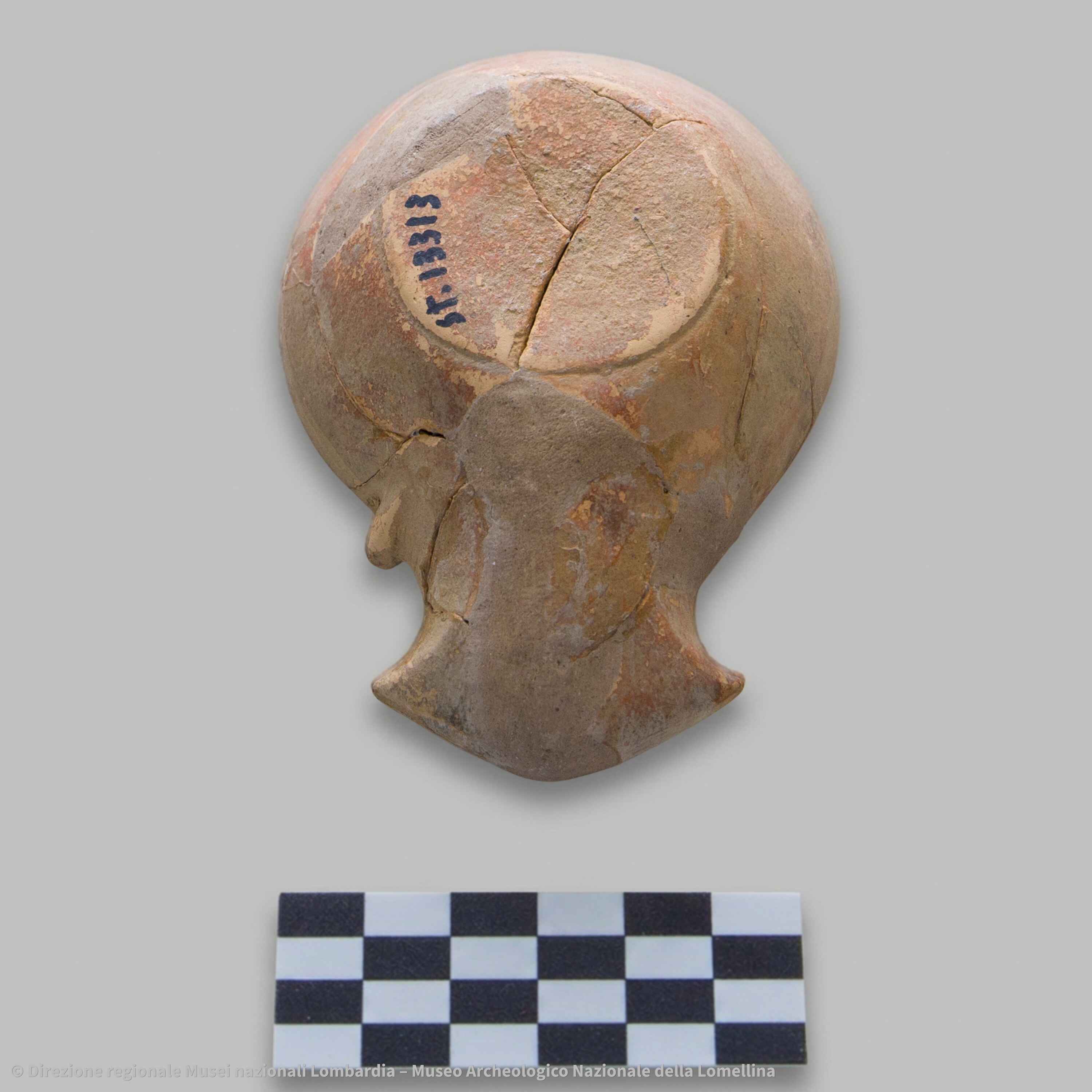 Lucerna n. inv. 13313, verso