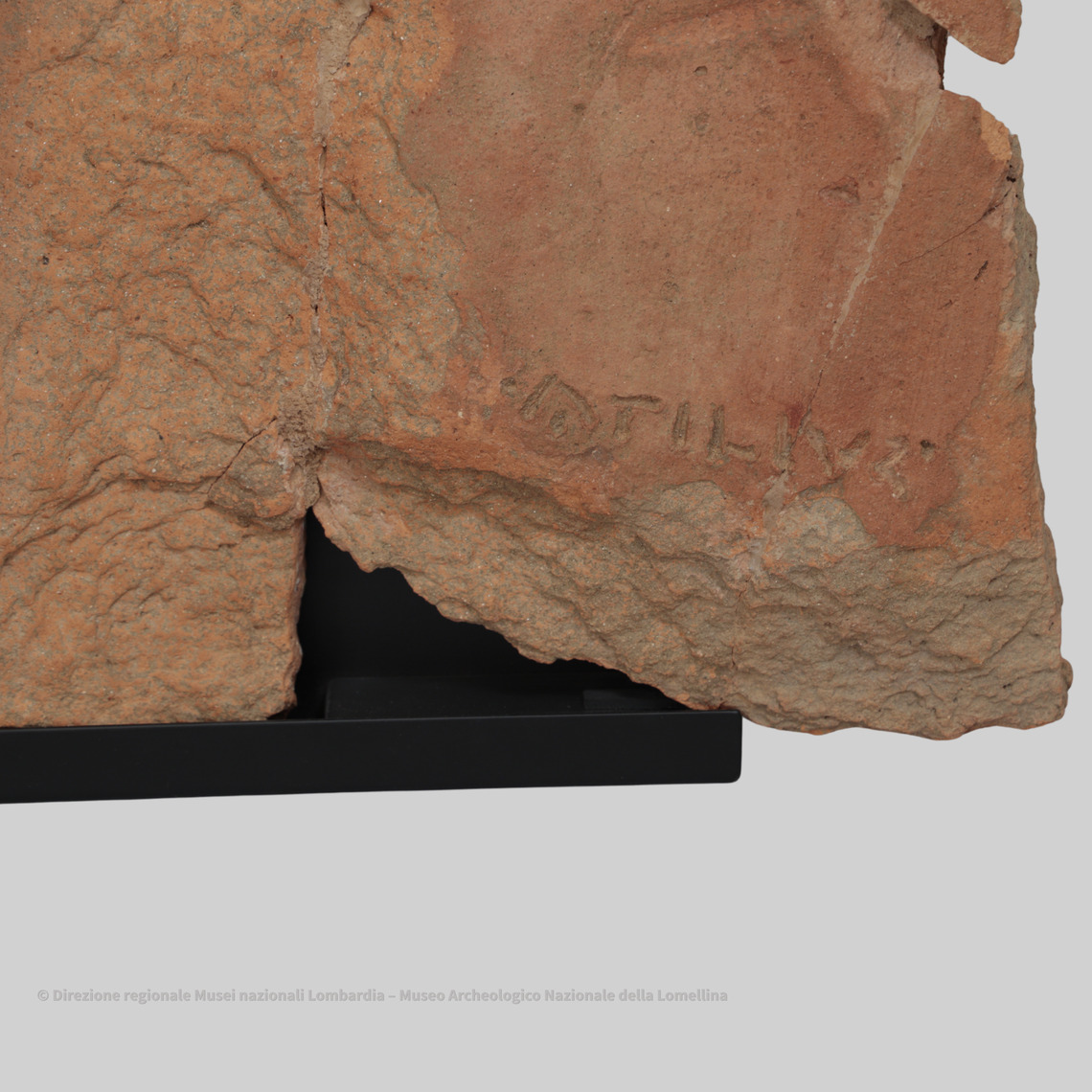 Viewer IIIF del dettaglio dell'iscrizione sull'embrice